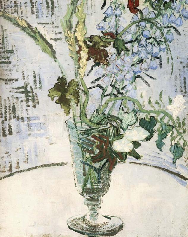 Flowers in a vase, Vincent Van Gogh